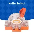 Transparent Knife Switch 2P 32A Double Pole Against Electric Shock Safety Knife