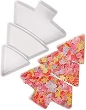 Platters 2Pcs Festival Tree Snack Holder Plastic Fruit Tray Snack Container Plastic Fruit Dish Fruit Serving Tray Snack Storage Tray Snacks Nuts Trays Fruit Tray