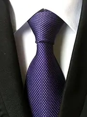 Men's Business Casual tie, White Collar, tie, Wedding tie
