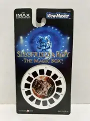 Siegfried & Roy The Magic Box 3D View-Master Set 2000 I-Max Mattel Sealed NRFP