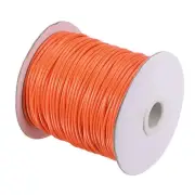 Beading Thread Bracelet Weave Craft Cord 2mm 78M/Roll, Orange