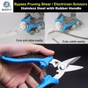 8" Electrician Scissors Electrical Cable Metal PVC Cutter Garden Pruning Shears