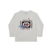 [Gucci] Gucci Dinosaur-logo Sweatshirt 12 A WHITE