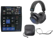Gemini GEM-05USB 5 Channel Bluetooth Mixer USB/5 Ins/2 Bus/2 Band EQ+Headphones
