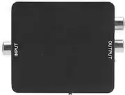 Audio Decoder Optical Coaxial for Toslink Digital to for RCA L/R Stereo and 3.5mm Headphone Output Audio Adapter, Plug and Play