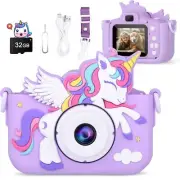 Kids Camera Unicorn Toys for Girls, Digital Camera for Kids Age 3-8 Toddler T...