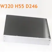 Aluminum Chassis DIY HIFi Project Box DAC Amplifier Case Size W320 H55 D246 mm