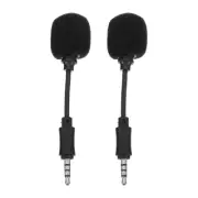 2 PCS Mini Noise-cancelling Microphone for Recording External Vlogging