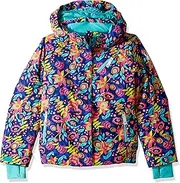 [Spyder] Girl's Lola Ski Jacket, Frontier Large Ditz Print, Size 16