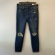 NWT American Eagle Ne(X)T Level Stretch Hi-Rise Jegging Jeans 10 Short