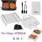 6-in-1 Dual Air Fryer Accessories for Ninja Foodi FlexDrawer Air Fryer AF500UK