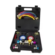 4 Way AC Diagnostic Manifold Gauge Complete Set for R134A 4 Way & r134a r410a