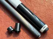 TNT Pool Cue With Carbon Fiber Shaft. White & Black Leather Wrap.