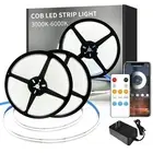 COB LED Strip Lights 100ft,6000K DC 24V Dimmable White Flexible LED Rope Ligh...