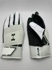 Under Armour NCAA Team Combat White Men’s XXL Football Gloves