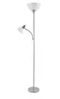 NEW! HAMPTON BAY 71.5 in. Silver Mother/Daughter Floor Lamp