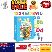 Magnetic Letters and Numbers for Toddlers Alphabet Magnets with Numbers Foam ABC