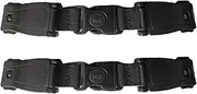 2 Pcs Upgraded Chest Harness Clip for Car,Car Seat Belt Buckle Clasp,Baby Chest Clip Guard for Stroller (Black)