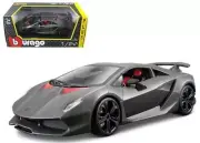 Bburago Matt Gray Lamborghini Sesto Elemento 1/24 Diecast Model