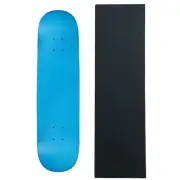 MOOSE Blank Skateboared Deck 7.75" NEON BLUE - With Griptape