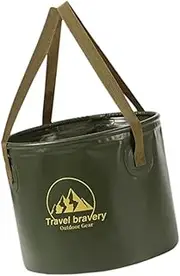 Abbraccia Foldable Bucket Multipurpose Wash Basin for Fishing Backpacking Boating