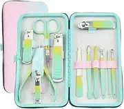 7/12/18pcs Stainless Steel Nail Clippers Set Home Multi-Function Daily Hand Foot Care Tools Kits Tweezer Ear Pick,12pcs