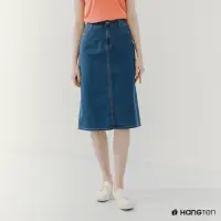 在飛比找momo購物網優惠-【Hang Ten】女裝-REGULAR FIT丹寧中長裙(