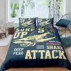 Comforter Cover Queen Sealife Bedding Set Teens Modern Printed Duvet Cover