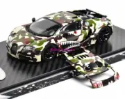 Mortal 1:64 Camo Shark Veyron SS Racing Sports Model Diecast Metal Car