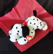 Ty Pillow Pals Plush - Spotty - MWMT, 1997 Dalmatian Dog, 14" Large, Retired