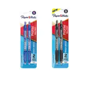 [Papermate] PM Profile Retractable Ballpen 1.0mm 2pk (Box of 6) - Blue
