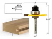 3/16" Slotting Cutter Router Bit - 1/4" Shank - Yonico 12105q