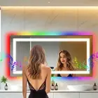 1200MM Large Bluetooth LED Bathroom Mirror Adjustable RGB Vanity Mirror Music