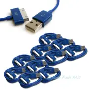 10X 6FT USB 30 PIN BLUE CABLE DATA SYNC CHARGER SAMSUNG GALAXY TAB TABLET 10.1