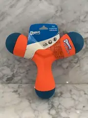 Chuckit TRI BUMPER Dog Fetch Toy Large Boomerang Choose to Tug Toss or Bounce