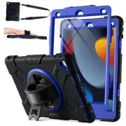 Compatible with iPad 9th Generation Case 10.2 Inch with Screen Protector, Navy