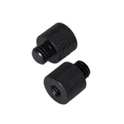 10-Pack 1 / 4 To 3 / 8 Screw Adapter - Black