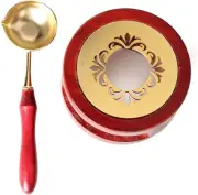 Vintage Wax Seal Kit, Wax Seal Warmer Melting Kit, Wax Beads Melting Furnace ...