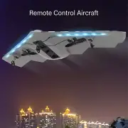 RC Plane Kit Glider Remote Control Airplane EPP Foam Aircraft With LED Ligh BUN