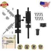9.6 Inch Outdoor Barrel Bolt Latch - Easy Install Heavy Duty Security Solution