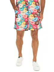 Mens Matching Party Shorts Donut