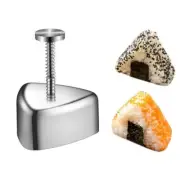 1pc Stainless Steel Rice Balls Mold Sushi Maker Non-Stick Onigiri Mold