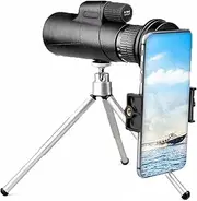 Cosmic Scope Monocular, Handheld Telescope for Stargazing, Monoculars with Night Vision for Adult, Professional Optics Smartphone Binoculars with Phone Holder and Tripod Little Surprise