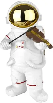 BRUBAKER Figurine Astronaut Violinist - 7.9 Inch Spaceman