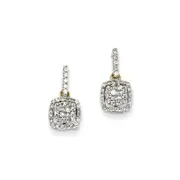 14k Yellow Gold Dia Earrings