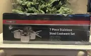 Snap On Tools 7 Piece Pots And Pans Cooking Set with Ratchet Handles New in Box