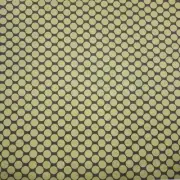 Lotus By Amy Butler For Rowan Green & Brown Polka Dot Fabric 15 x 17
