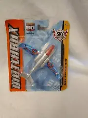 Genuine Matchbox Sky Buster Missions Snow Explorer #93 Blue Silver White