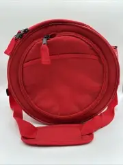 Mini Charcoal Grill With Portable Cooler Carrying Case Crate And Barrel Red NWT