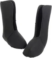 [Milisten] 1 Pair Snow Boot Lining Waterproof Socks Hiking Shoes Thermal Socks Thermal Shoe Liners Insulated Boot Socks Soft Insulated Boot Liners Warm Boot Liners Warm Boot Socks Plush Black